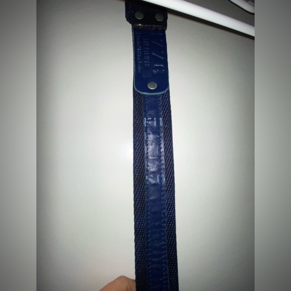 Filorosso Men’s Navy Limited Edition “The Stripes” 1776 Belt, size L see chart - Picture 10 of 13